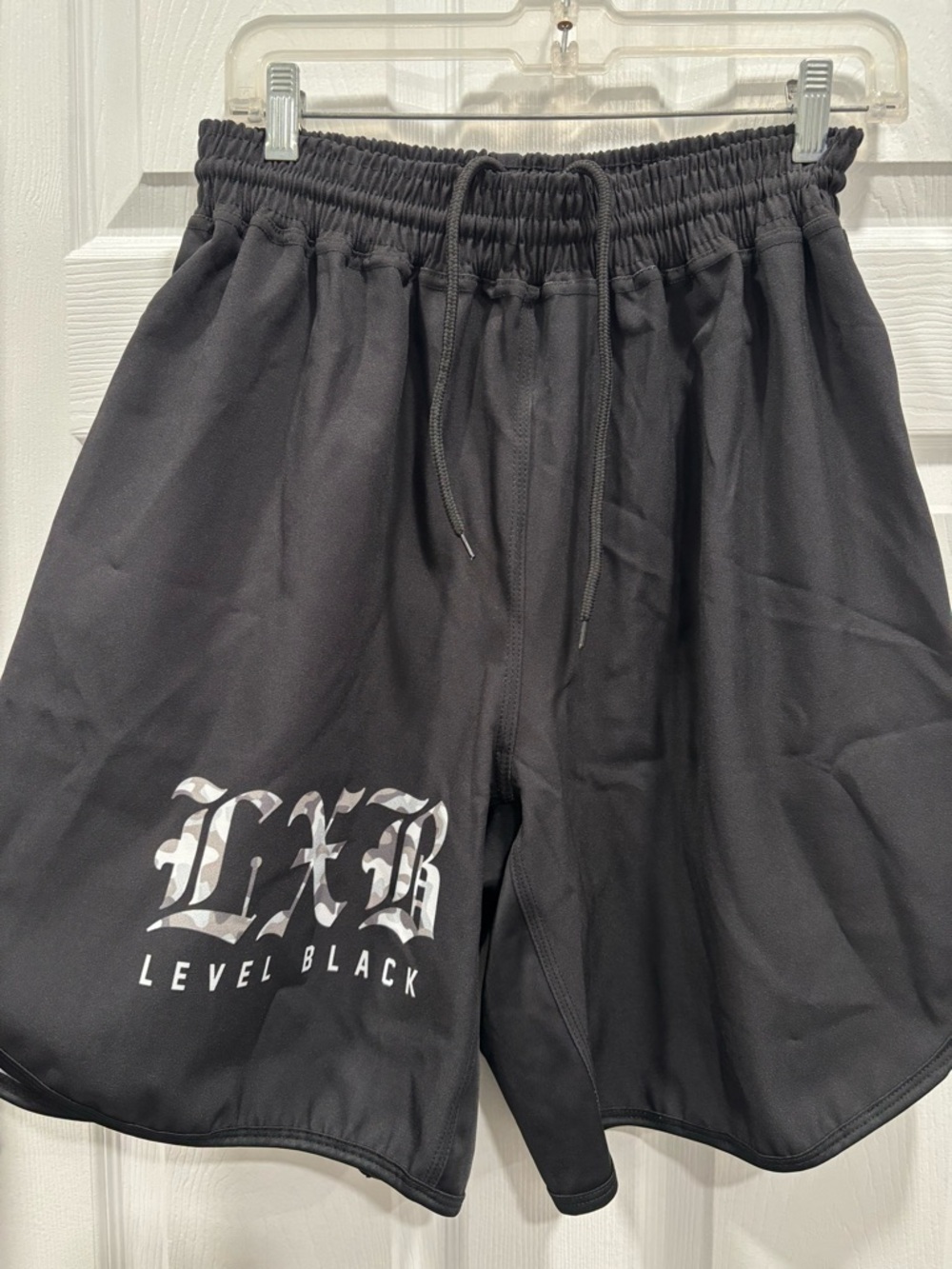 LXB Black/Gray Camo Training Shorts